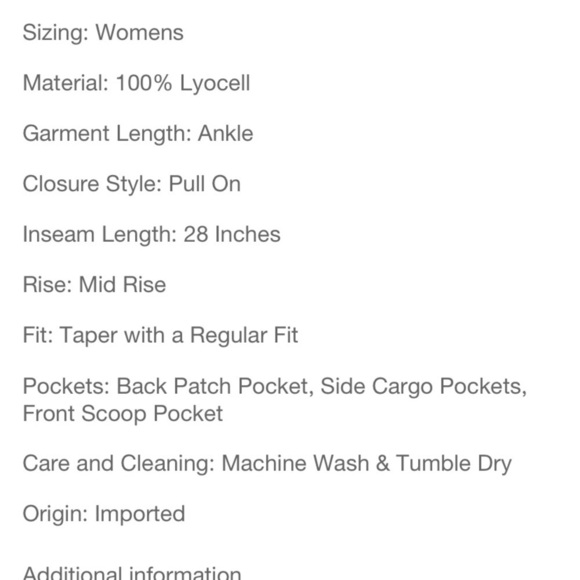 (XXL)- Knox Rose Women's Cargo Jogger Pants - Picture 10 of 10